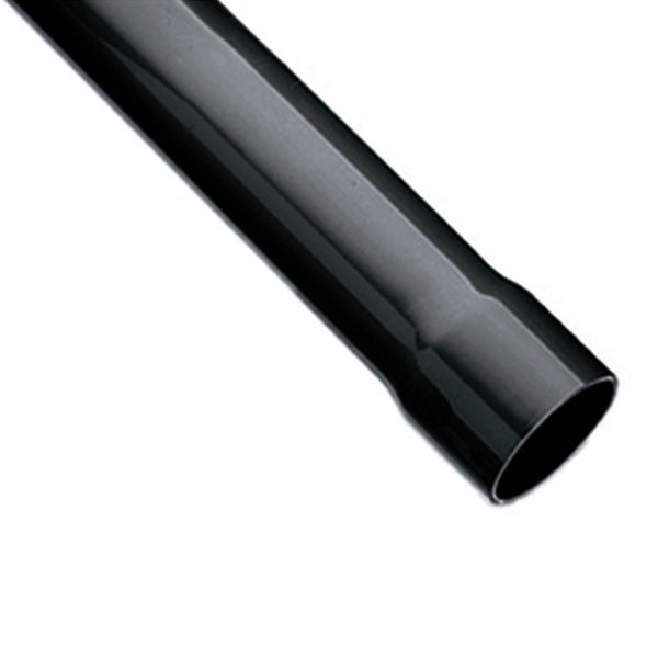 PVC-U Rohr, grau mit Muffe - 3 bzw. 5lfm - PN10